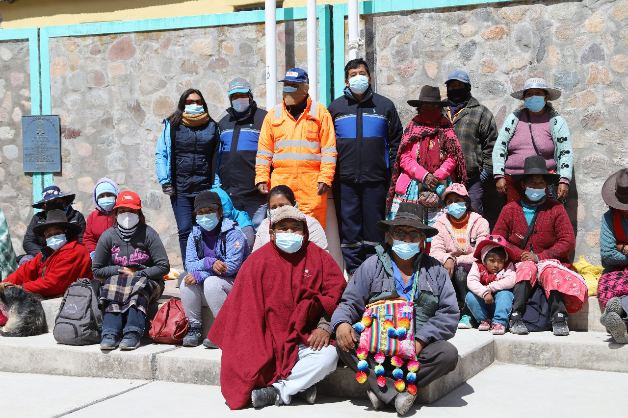 EPS Moquegua realiza trabajos de sensibilización sobre la implementación de los MERESE en la comunidad campesina de Asana